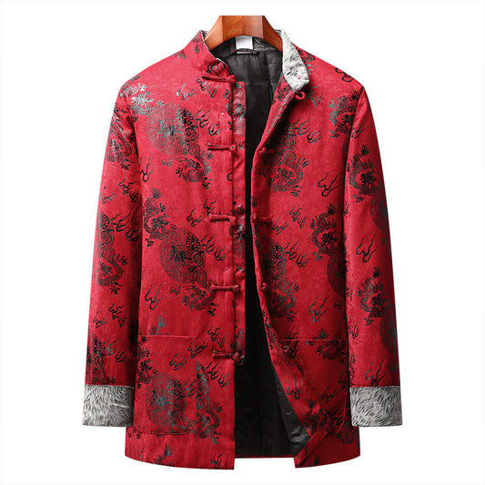 Genzoz Long Sleeve Cotton Coat for Men Stylish, Warm & Premium Quality